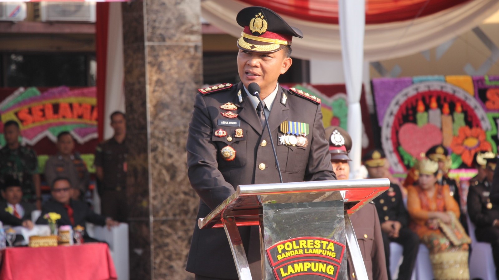 HUT Bhayangkara ke-78, Polresta Bandarlampung Siap Kawal Pemilu 2024